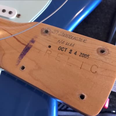 Fender Custom Shop 1959 Stratocaster 2005 NAMM Limited Edition Lake Placid Blue Relic image 7