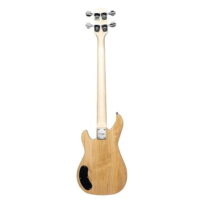 Stagg Electric Bass Guitar Silveray Series "J" Model - Ash - SVY J-FUNK NAT image 3