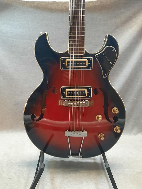 Aria 12-string Hollow-body 1960s - 2-tone burst | Reverb