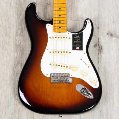 Fender American Vintage II 1957 Stratocaster Guitar, Maple, 2-Color Sunburst