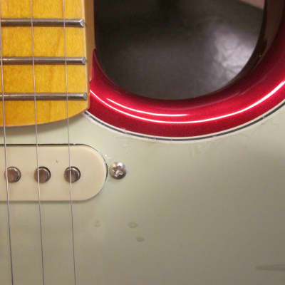Tagima 530 guitar - Strat style - red sparkle finish image 2