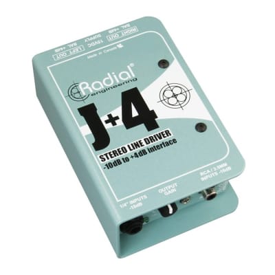Radial J+4 2-Channel Signal Driver with Level Matching from -10dB to +4dB image 3