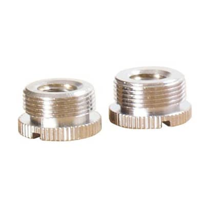 5/8'' Male to 3/8'' Female Knurled Mic Screw Adapter image 1