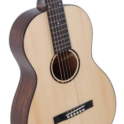 Recording King RP-G6 Solid Top Single-0 Body Acoustic Guitar, Natural image 4