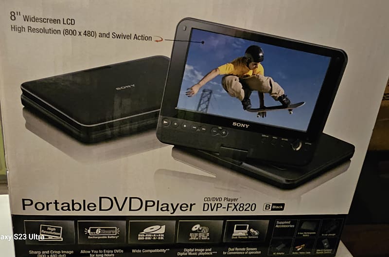 Sony DVP-FX820 PORTABLE DVD PLAYER IN ORIGINAL PACKAGING | Reverb