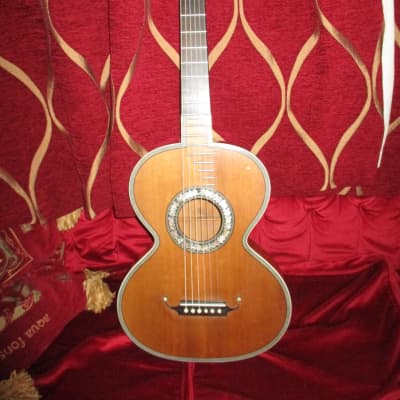 Pons a Paris Guitar a la Sagrini model 19th century romantic parlor antique for sale