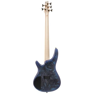 Ibanez SR305EDXCZM SR Standard 5 String Electric Bass - Cosmic Blue Frozen Matte image 2