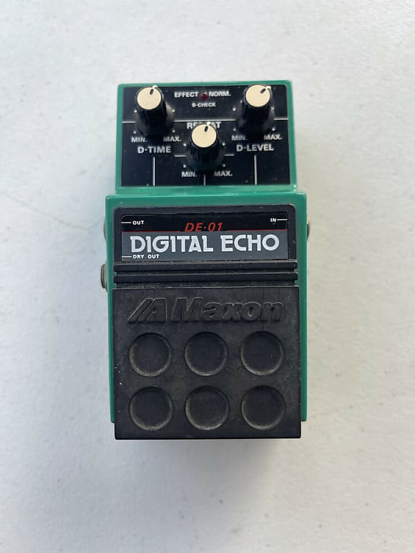ギター Maxon DE-01 Maxon DE-01 Digital Echo Delay Rare Vintage Guitar Effect