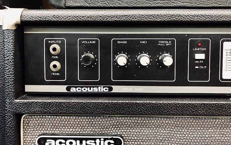 【マーツン】Acoustic B120 ベース用ヘッドアンプ Acoustic B120 Bass Amp | Reverb
