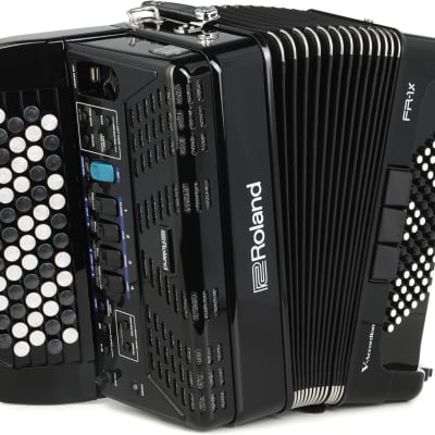 Roland FR-1XB Premium V-Accordion Lite with 62 Buttons and Speakers, Black image 1