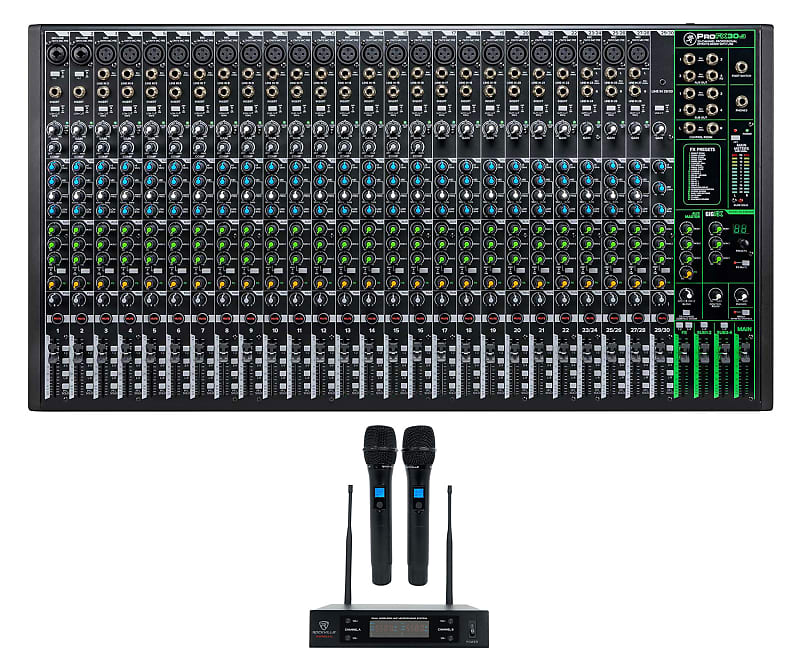 Mackie ProFX30v3 30 Channel 4-Bus Effects Mixer w/USB+Wireless ...
