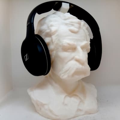 Mark Twain Headphone Stand! Headset Holder Rack, Hanger Bust. Hip Hop/Audio/Beat Home Recording/PC image 4