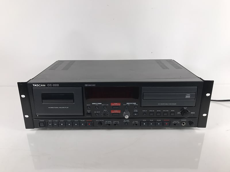 Tascam CC222 Professional Cassette CD Recorder Duplicator Reverb