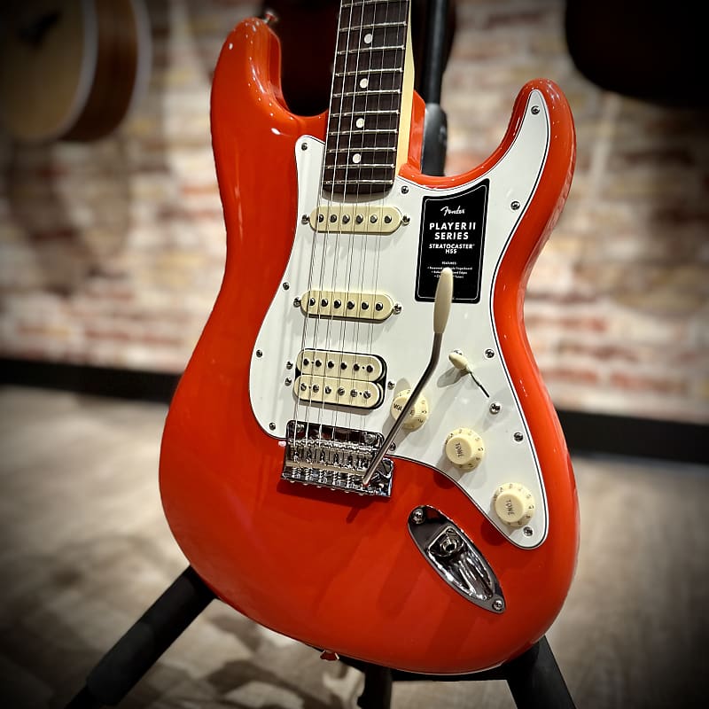 Fender Player II HSS Stratocaster - Coral Red | Reverb Canada