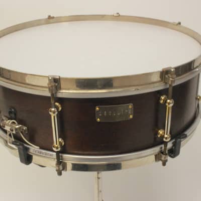 Decolite 5x15 Duplex Snare Drum Shell All Vintage Nickel Hdwr 1900s image 9