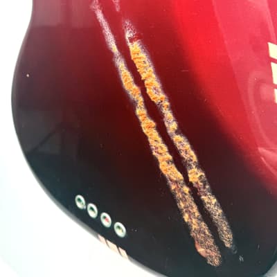 Fender Mustang Bass 1969 - Competition Red w/ Matching Headstock image 9