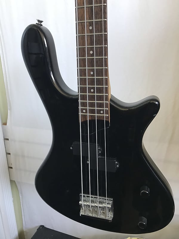 Washburn T12 Electric Bass Guitar Black | Reverb
