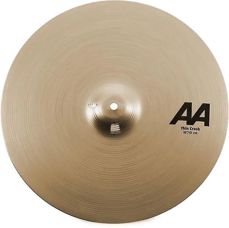 Sabian 16" AA Thin Crash Cymbal image 1