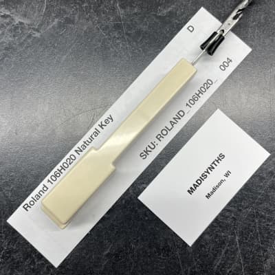 ORIGINAL Roland Replacement D Key (Matsushita SK-1xx Keybeds) (106H020) for Jupiter-4, System-100/700, SH-1/2/3/3A/5/7, RS-505, VP-330, Promars, etc