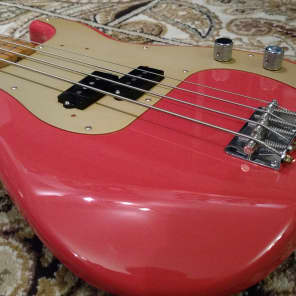Fender Classic Series '50s Precision Bass 2013 Fiesta Red image 4