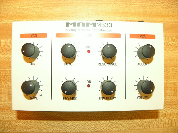 MAM MB33 Analog Bass Synth. RARE! made in Germany vintage sound 