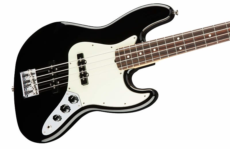 Fender American Standard Jazz Bass 4 Cordes with Rosewood Fretboard 2014 Black Vintage image 1