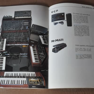 Korg synths and keys vintage catalog booklet brochure. 1977 image 7