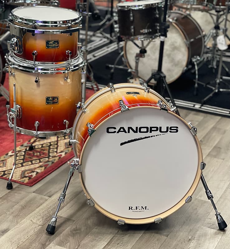 Canopus R.F.M. 12/14/20 Maple Drum Set 2021 Camel Fade