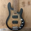 Sterling by Music Man StingRay Ray34HH Electric Bass Guitar Natural Burst Satin