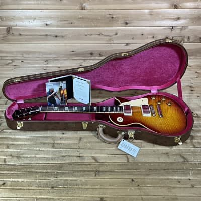 Gibson Custom 1959 Les Paul Standard Murphy Painted Electric Guitar - Cherry Burst Gloss image 7