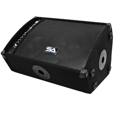 Premium Powered 2-Way 10" PA Floor Monitor with Titanium Horn - Active Monitor image 3