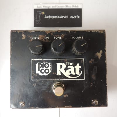 1979 ProCo Rat Distortion Effects Pedal Vintage Big Box Tone Knob image 1