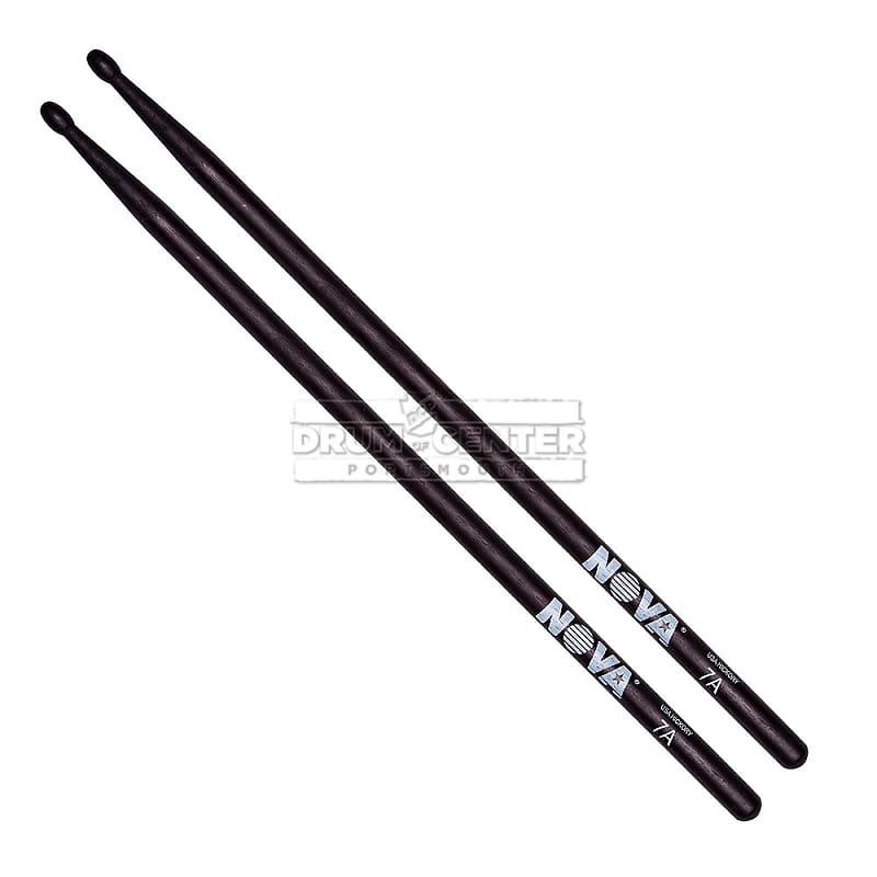 Vic Firth NOVA 7A Black Drum Sticks Reverb