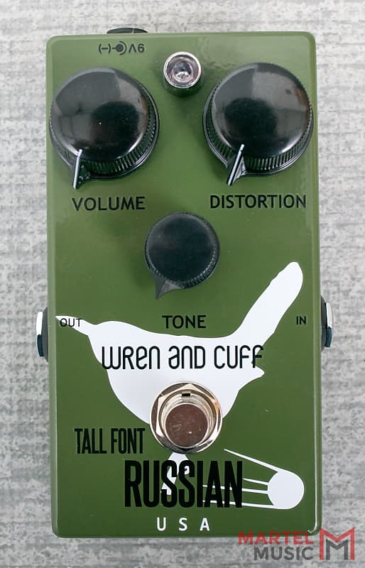 Wren and Cuff Tall Font Russian Fuzz Pedal - Guitar FX Direct