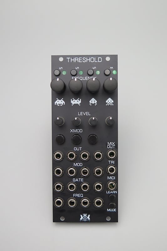 Threshold - 10HP Edges with integrated midi expander - black image 1