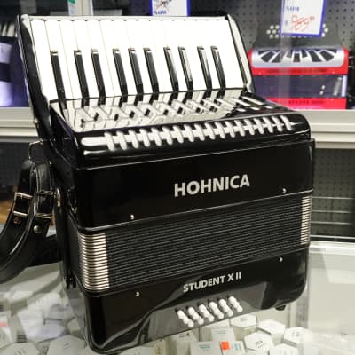 Hohner Student 72 schwarz TOP popular Akkordeon