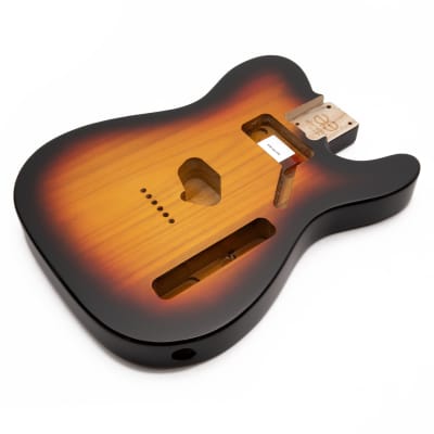 AE Guitars® T-Style Paulownia Replacement Guitar Body 3 Tone Sunburst image 2