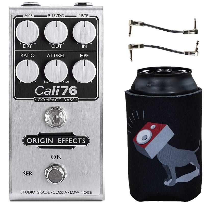 Origin Effects Cali76 Compact Bass Compressor Pedal w/ Cables