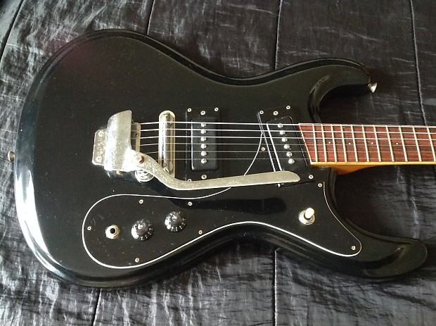 Mosrite 日本製 black 1965 - 1967 Flutter Japan Mark I Ventures model Mosrite copy