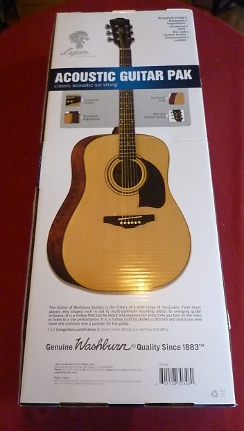 Lyon by washburn clearance acoustic guitar lg1pak