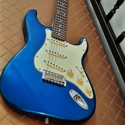 Vintage V6 ReIssued Electric Guitar ~ Candy Apple Blue image 7