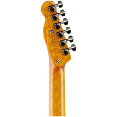 Fender Custom Telecaster FMT HH Electric Guitar, with Laurel Fingerboard, Amber image 8