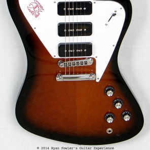 2011 Gibson Firebird Non-Reverse P90 Sunburst | Reverb