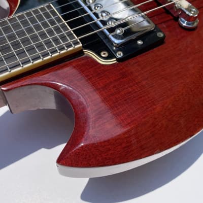 1969 Gibson EMS-1235 Double Mandolin double neck EDS-1275 Extremely rare Cherry red. Doubleneck. image 6