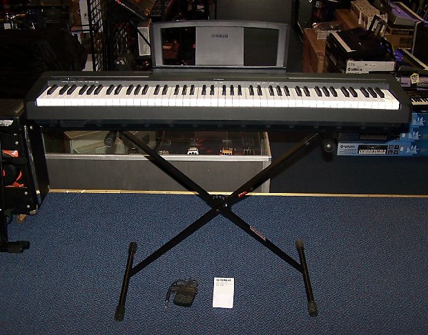 Yamaha P-45 Compact Digital Piano - Keyboard Stand - Bench - Pedal