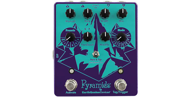 EarthQuaker Devices Pyramids - Stereo Flanging Device image 1
