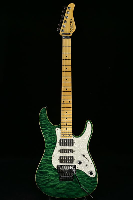 Schecter SD II 24 AS See Thru Green [12/09] | Reverb