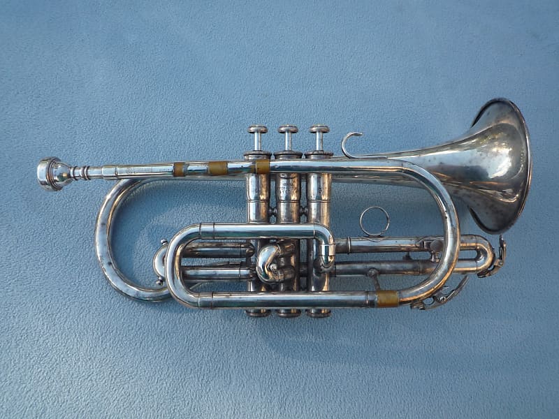 Yamaha YCR-333S Silver Cornet Trumpet with Case , Vincent
