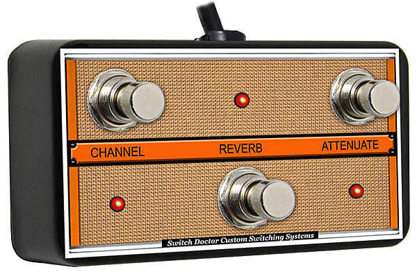 Switch Doctor - 3 Button Replacement Footswitch for Orange | Reverb