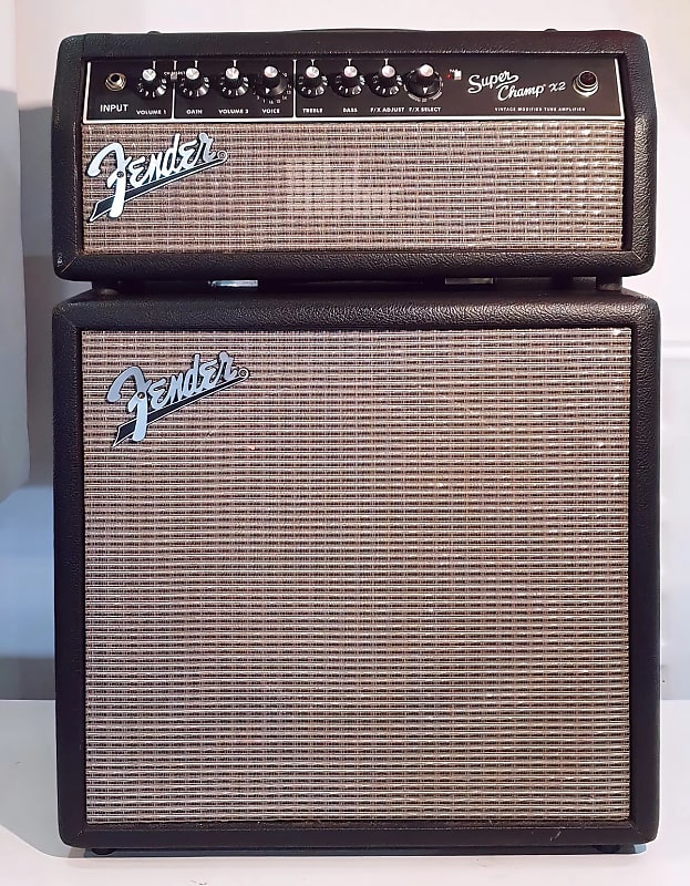 Fender Super Champ X2 Guitar Amplifier Head + 1x12 Speaker Reverb UK